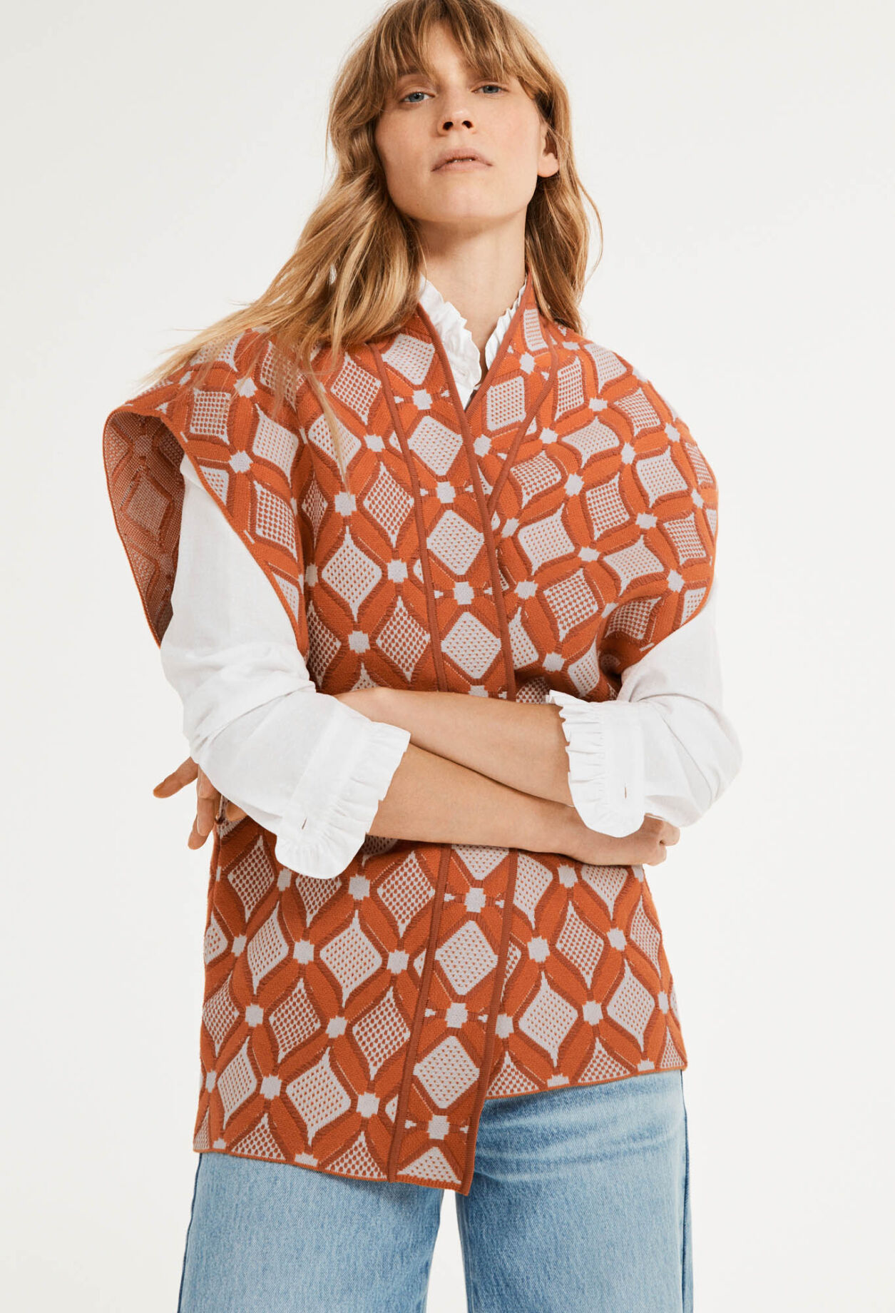Lockerer Cardigan aus Bio-Baumwolle