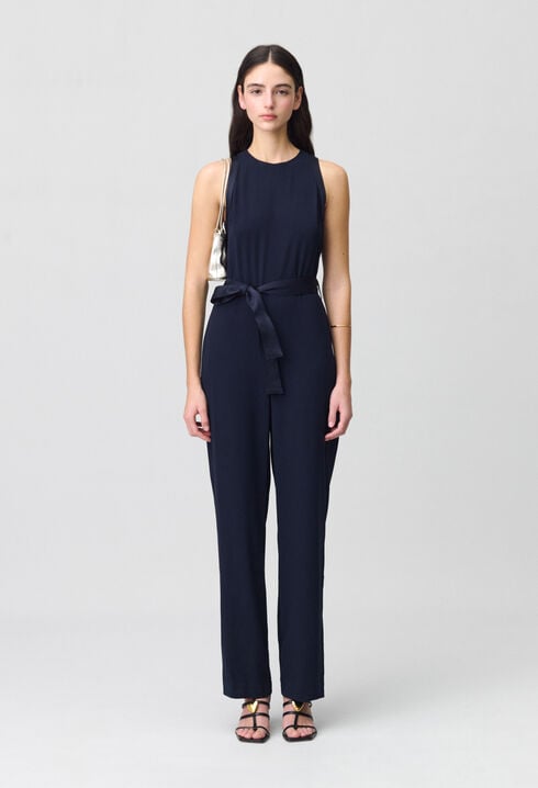 Jumpsuit, Marineblau