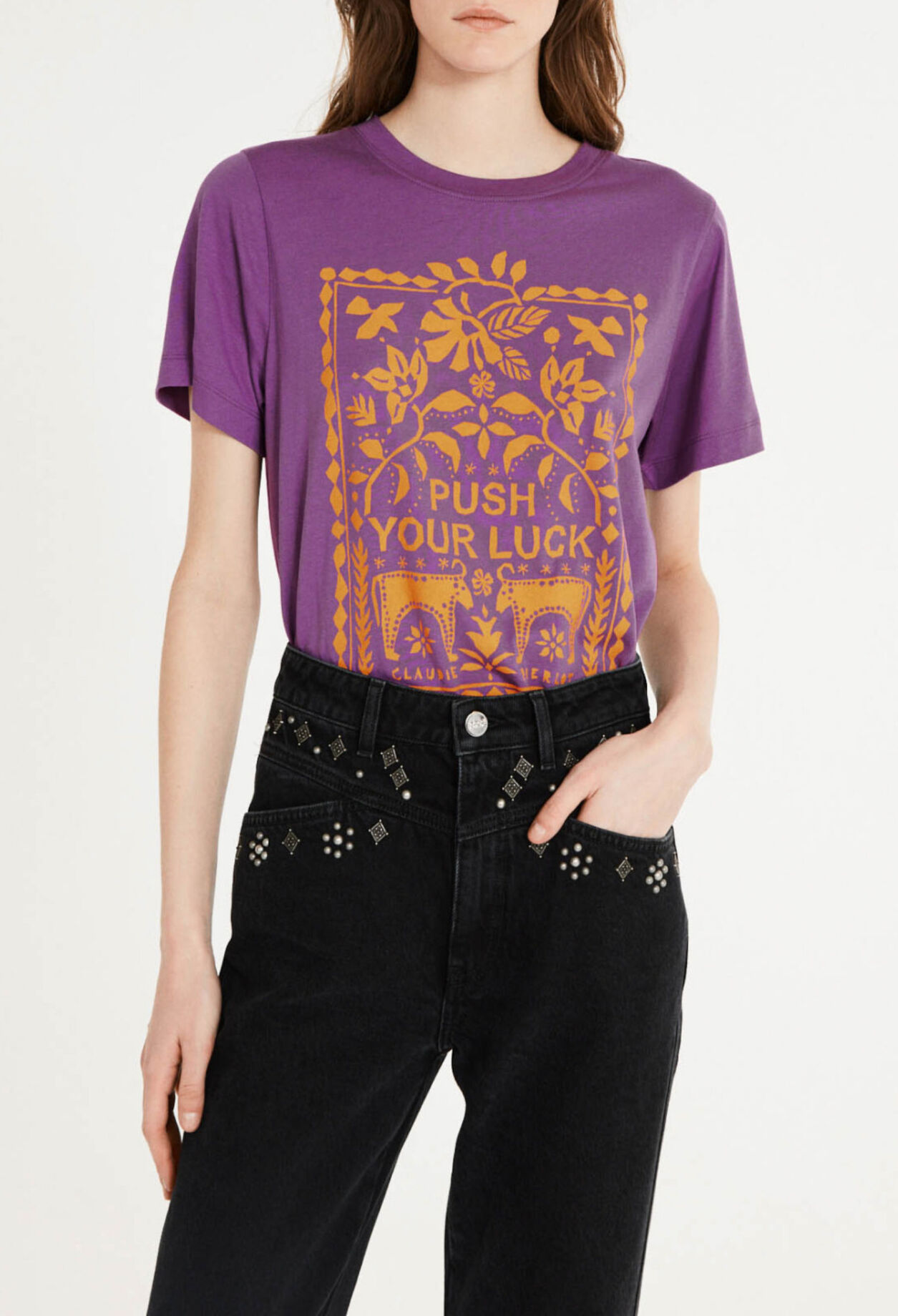 T-Shirt mit Siebdruck