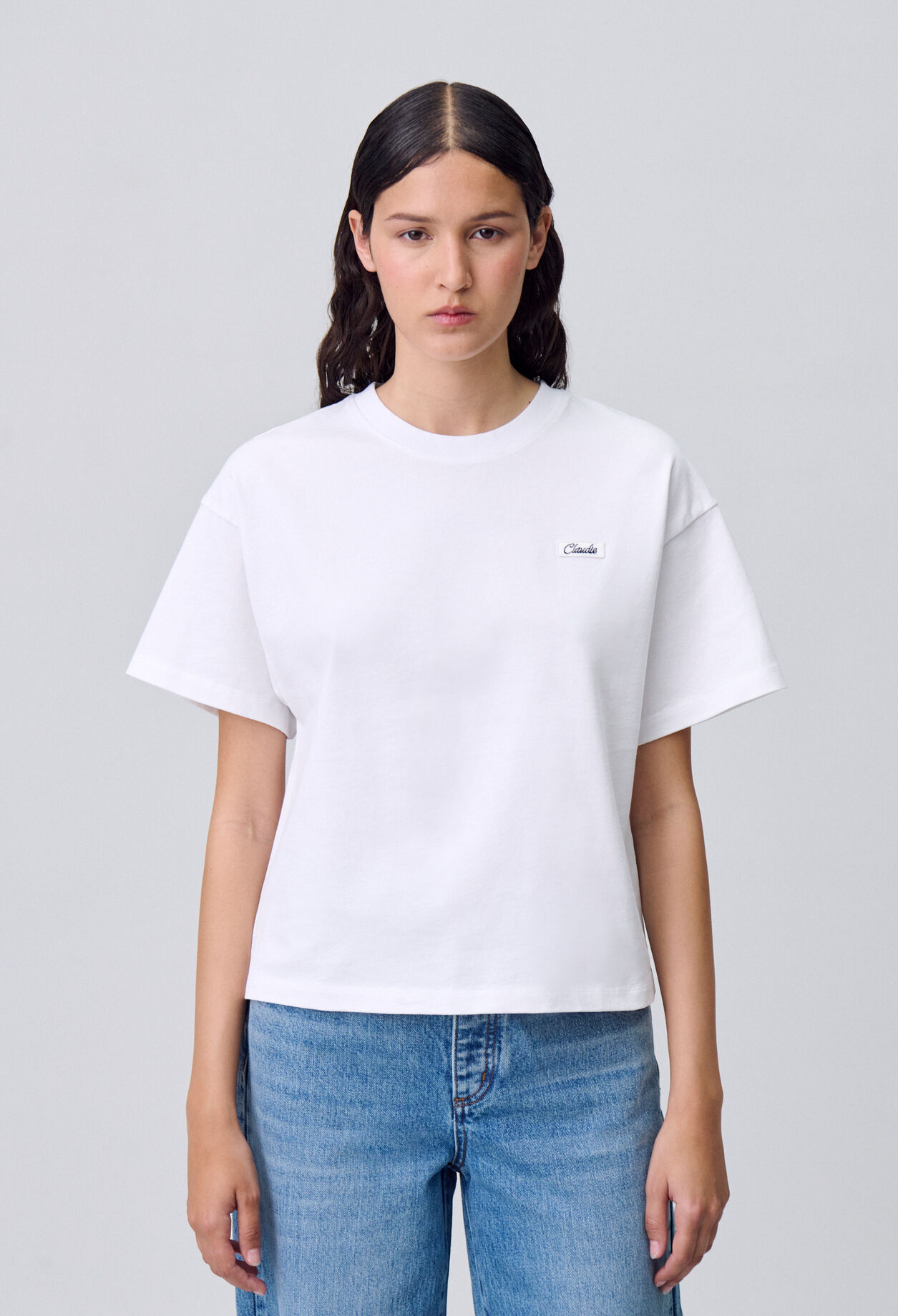 Weites Baumwoll-T-Shirt