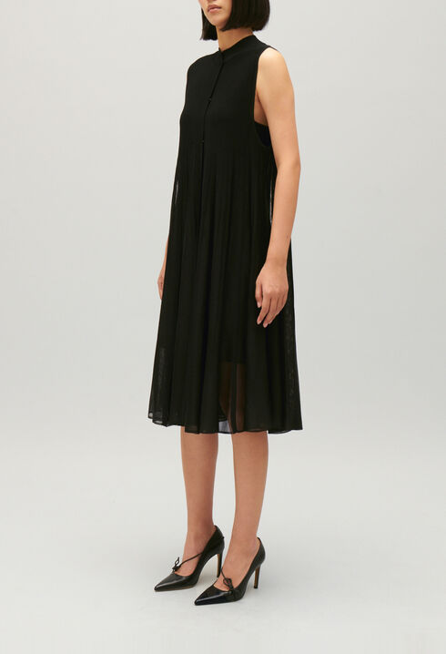 Langes Strickkleid