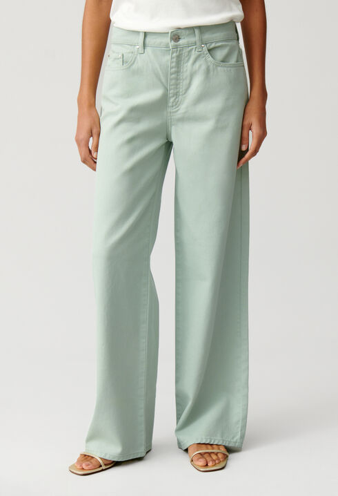 Mandelrote Baggy-Jeans von Michel