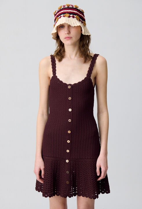Kurzes Häkelkleid