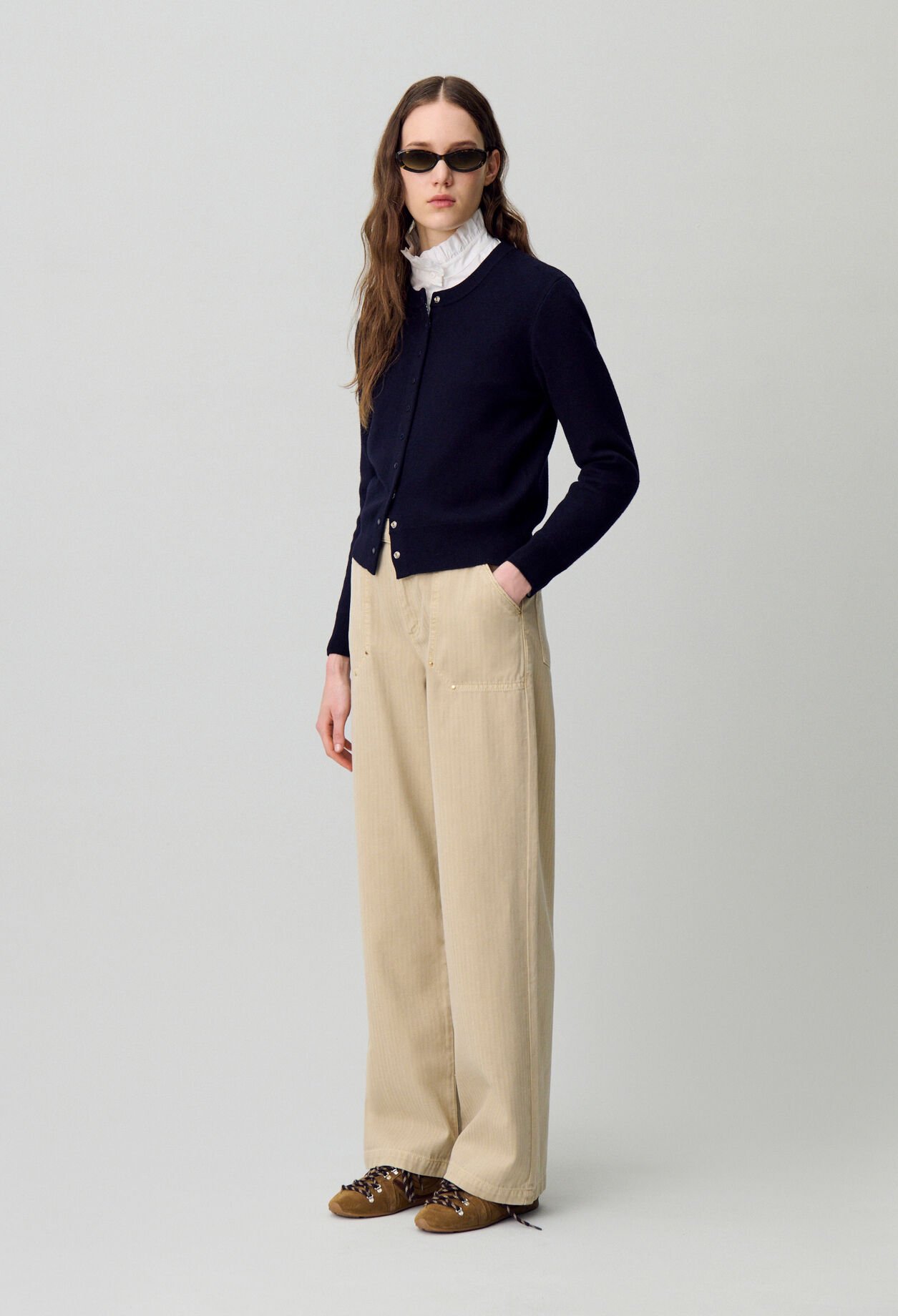 Feinstrick-Cardigan
