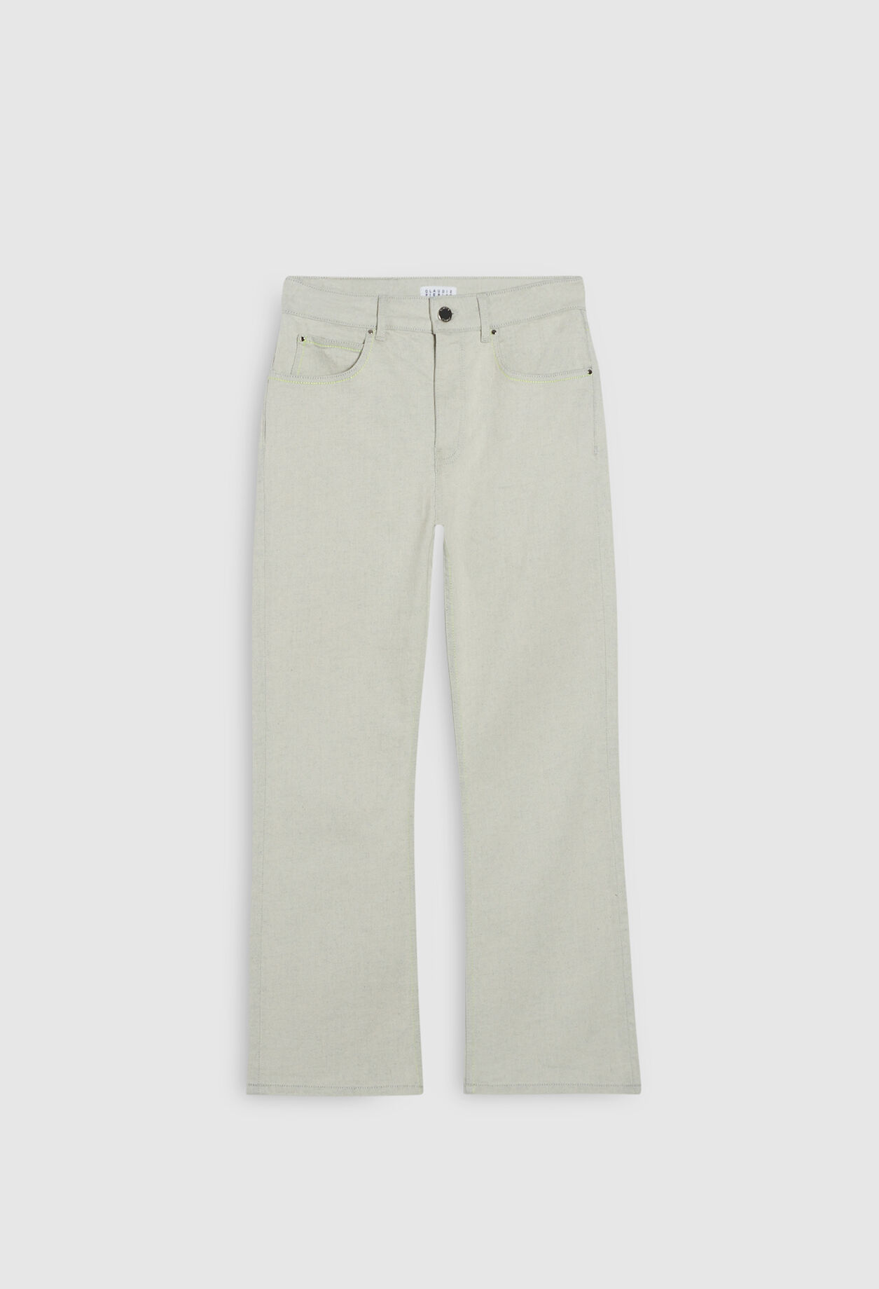 Verwaschene Cropped-Jeans
