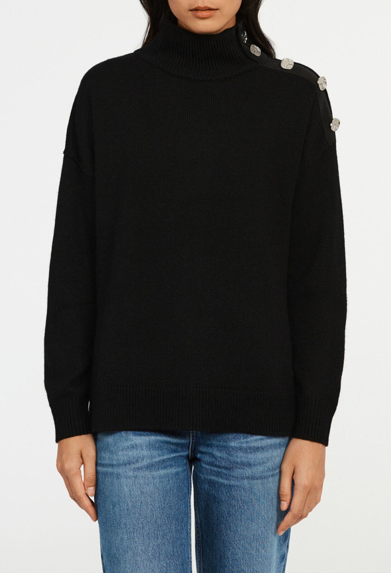 Oversize-Pullover aus Wolle