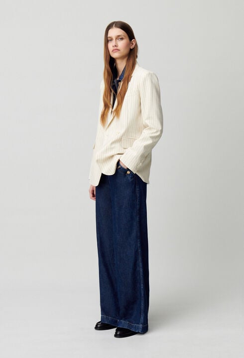 Gestreifter Blazer