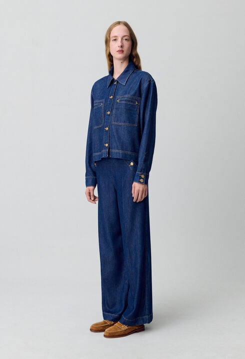 Oversize-Denimhemd