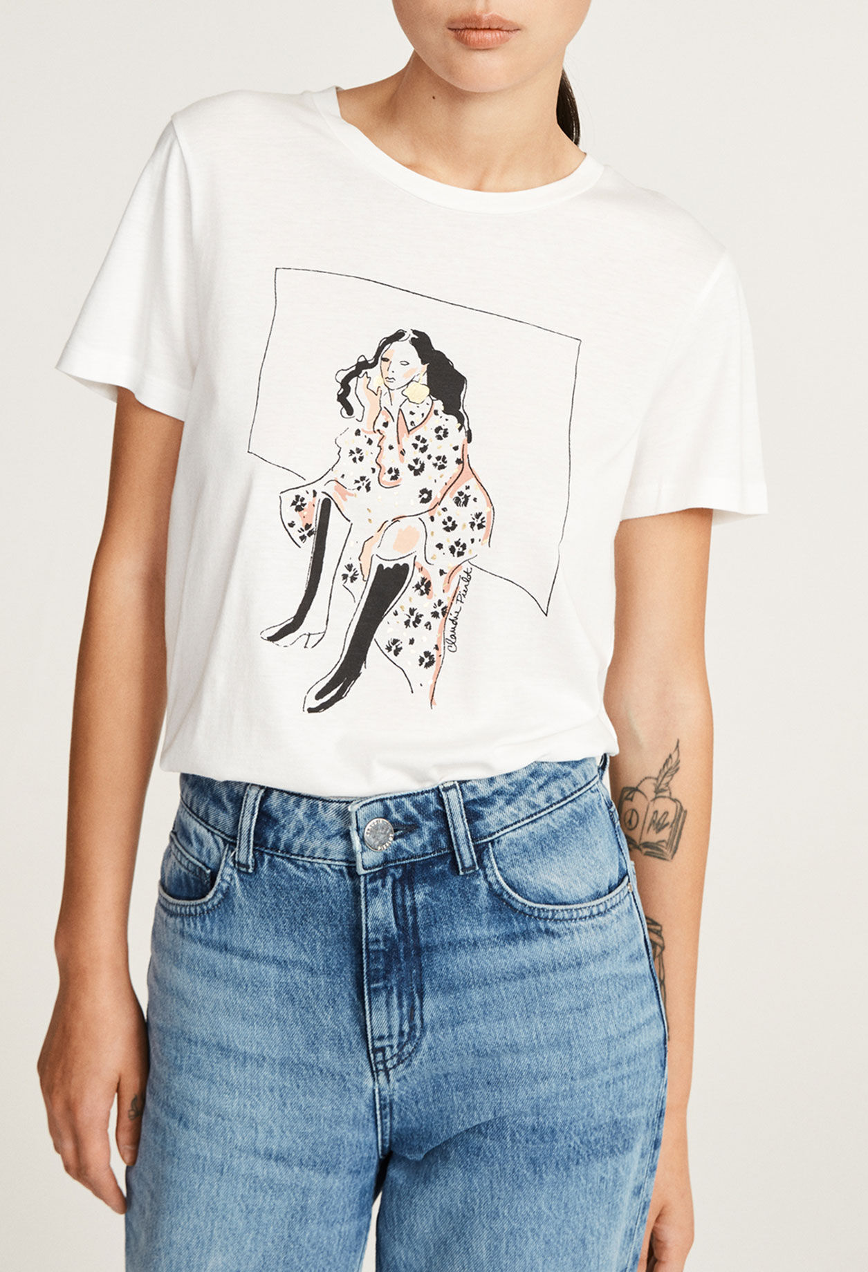 T-Shirt mit Serigrafie