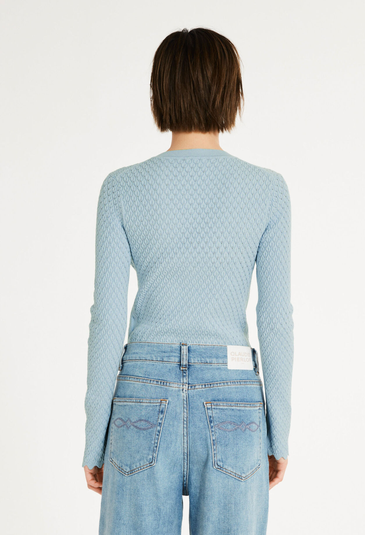 Feiner Strickjacke