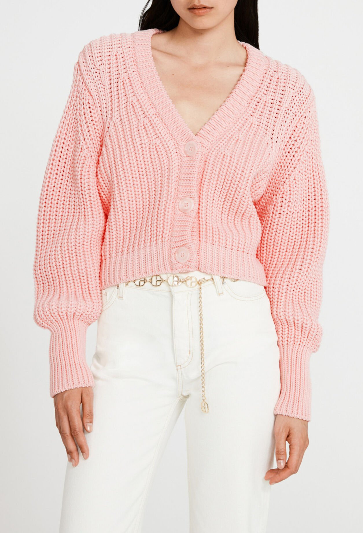 Rippstrickcardigan