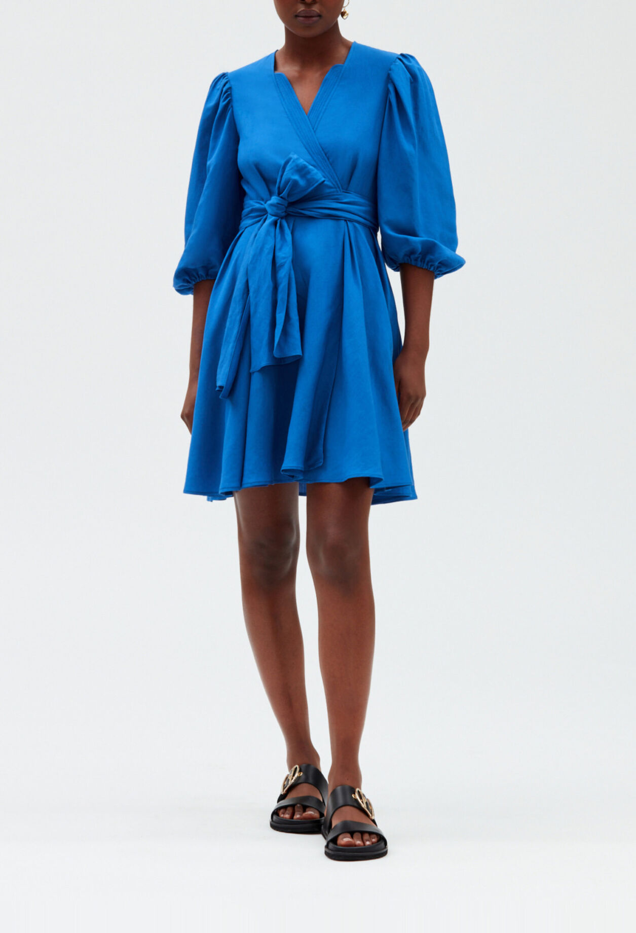 Kurzes Wickelkleid