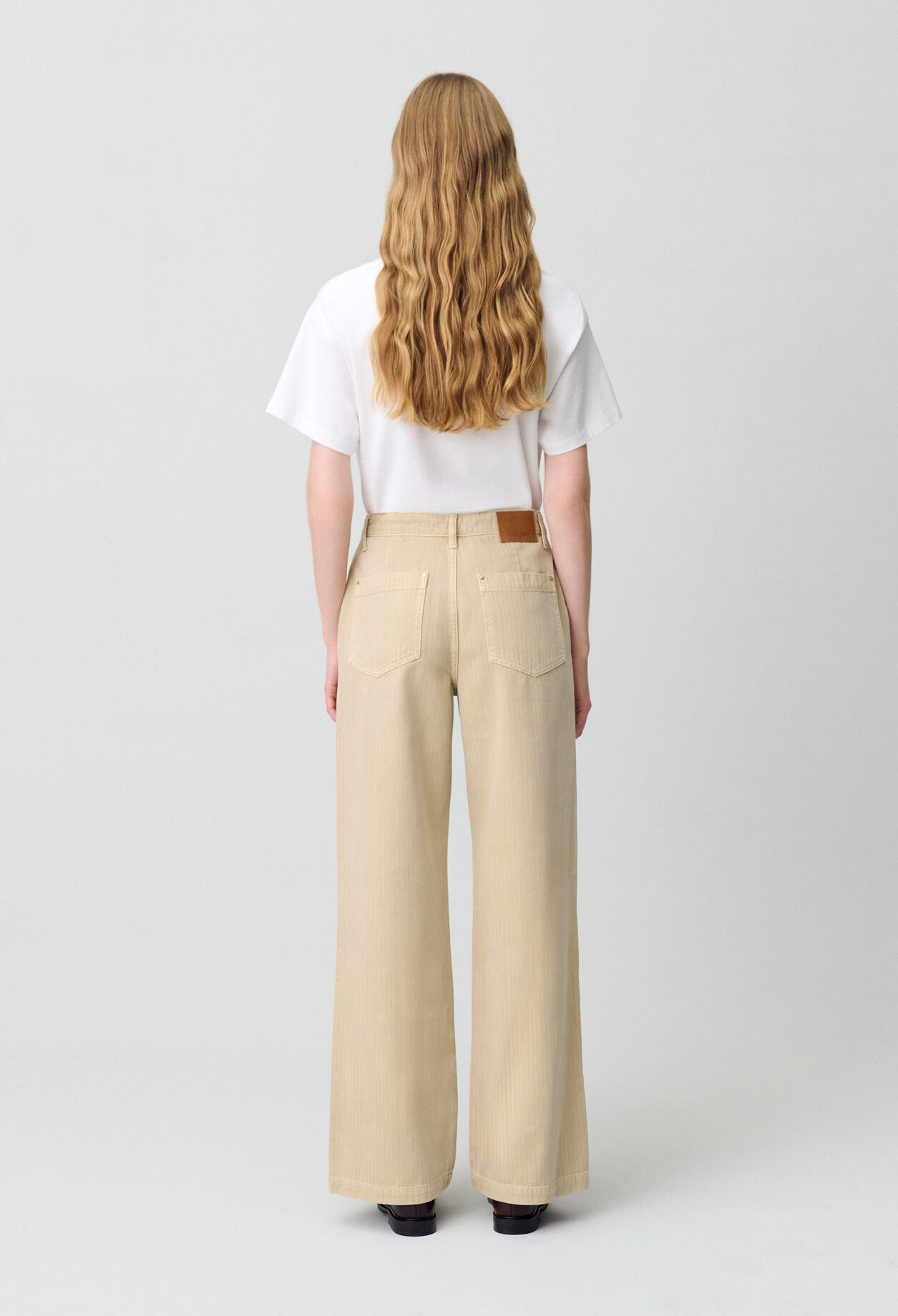 Gerade Jeans aus Denim