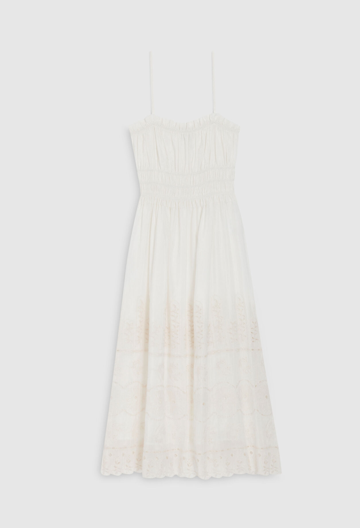 Midikleid, ecru