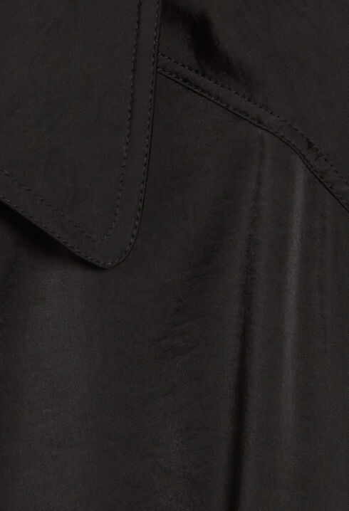 Midi-Wickelkleid schwarz 