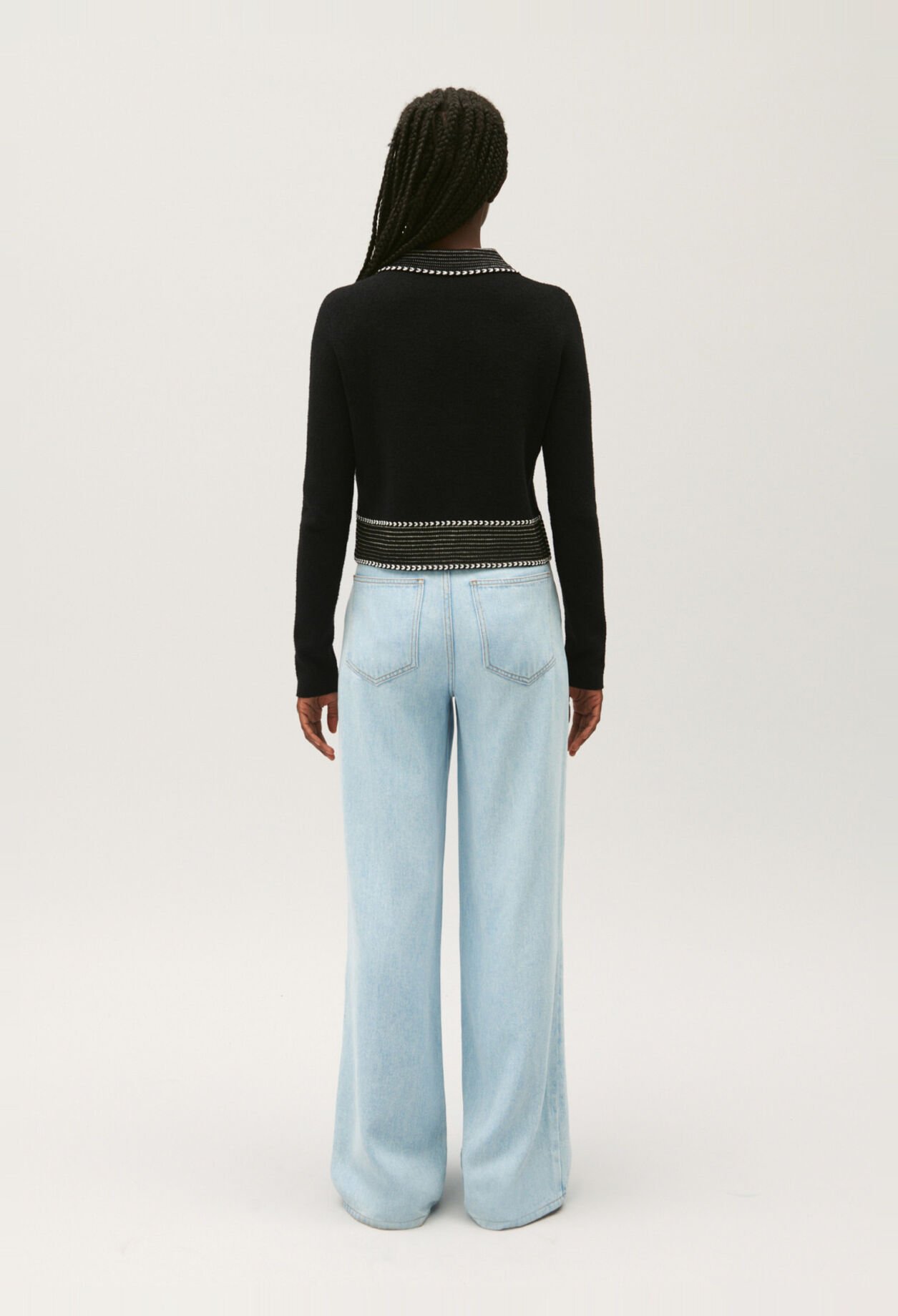 Kurzer Strick-Cardigan