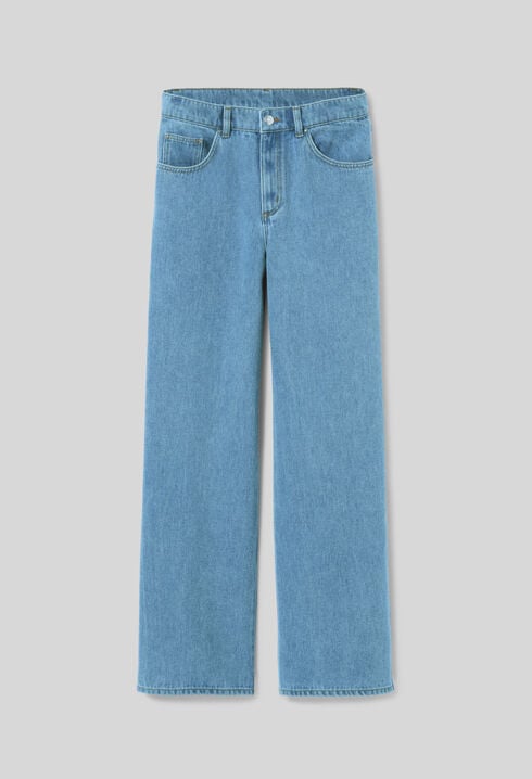 Weite Baggy-Jeans