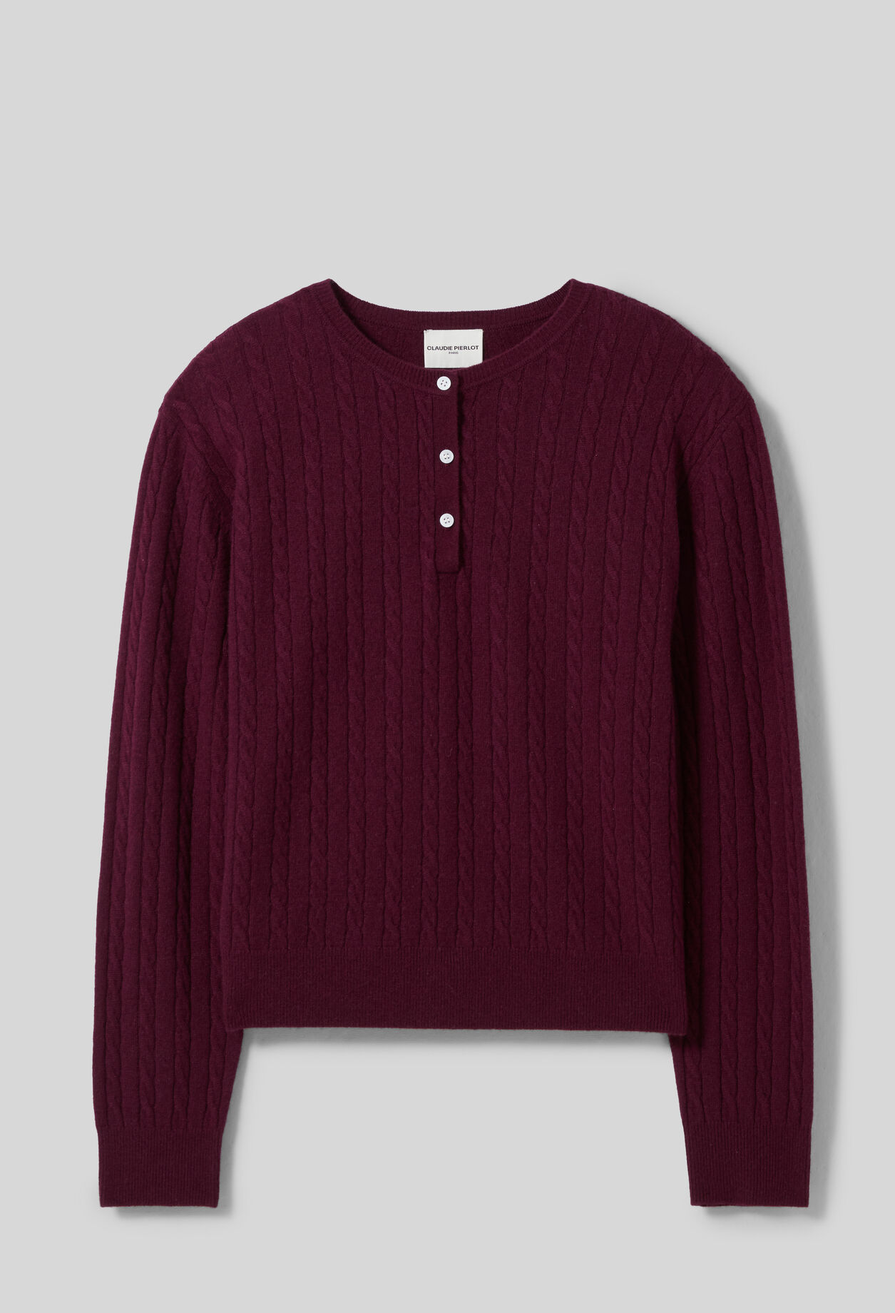 Tunisischer Kragenpullover