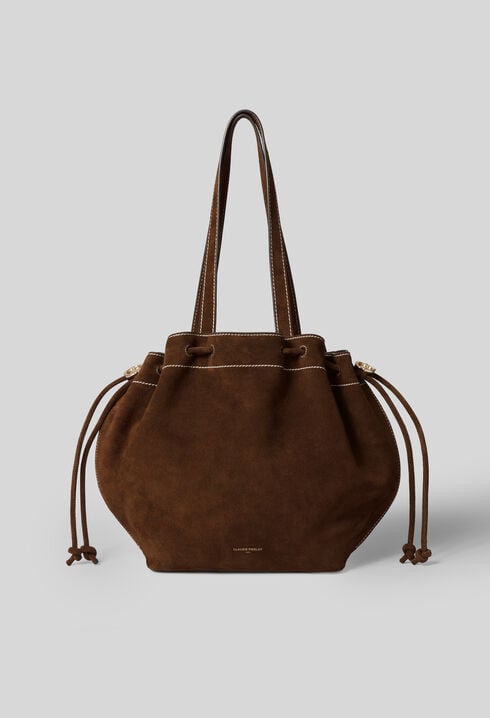 Shopper-Tasche aus Wildleder