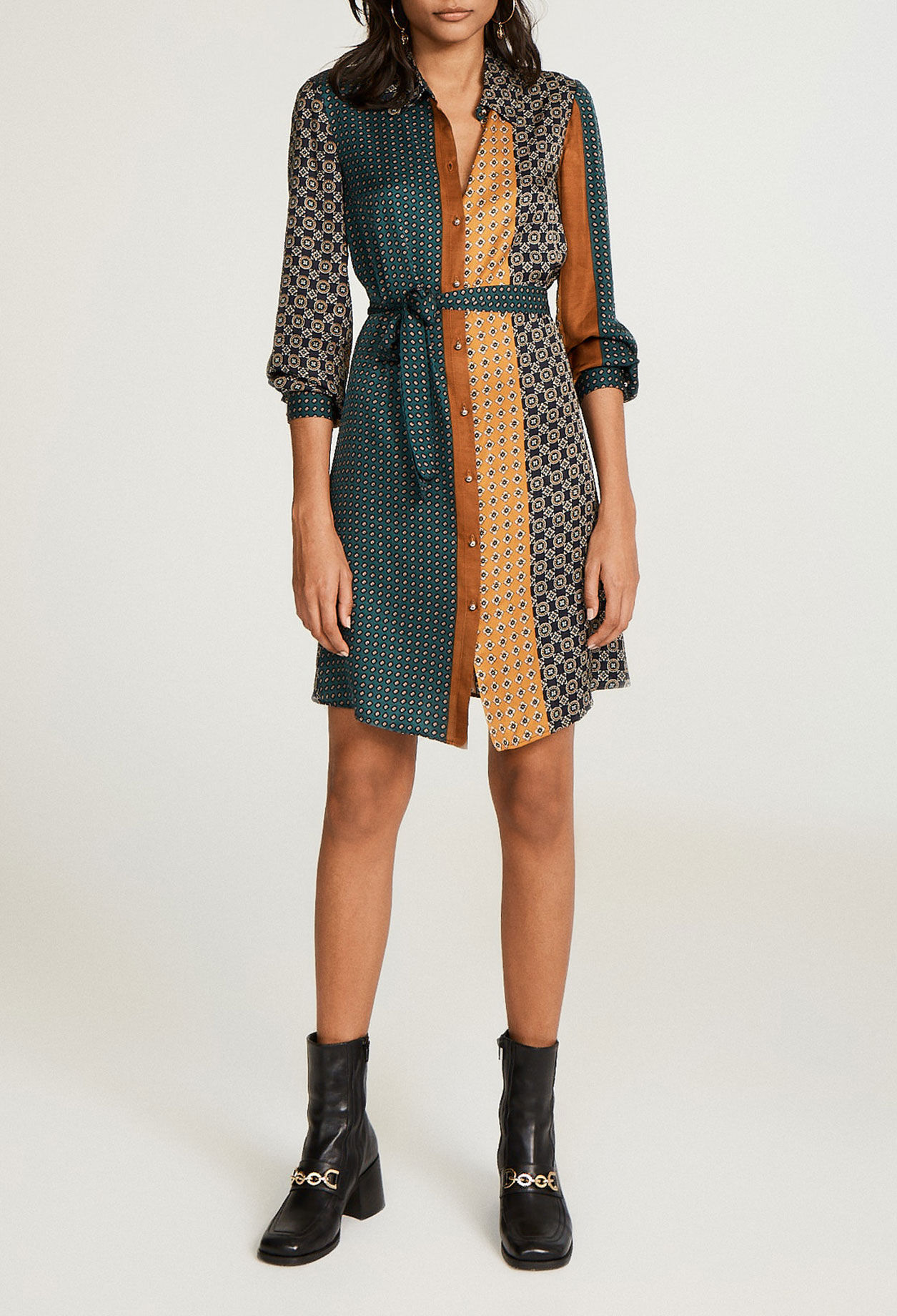 Hemdkleid mit Print