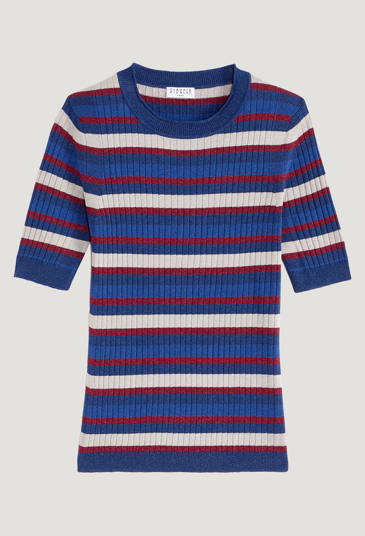 Kurzärmeliger Pullover