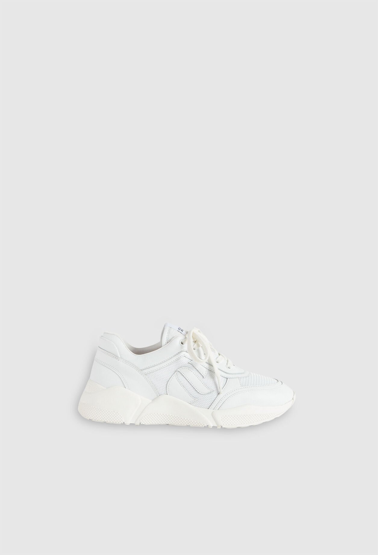 Weißes grafische Sneakers