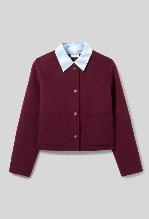 Kurze Wolljacke