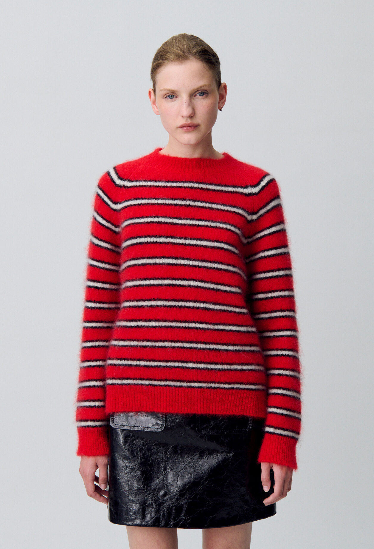 Pull mit breiten Streifen