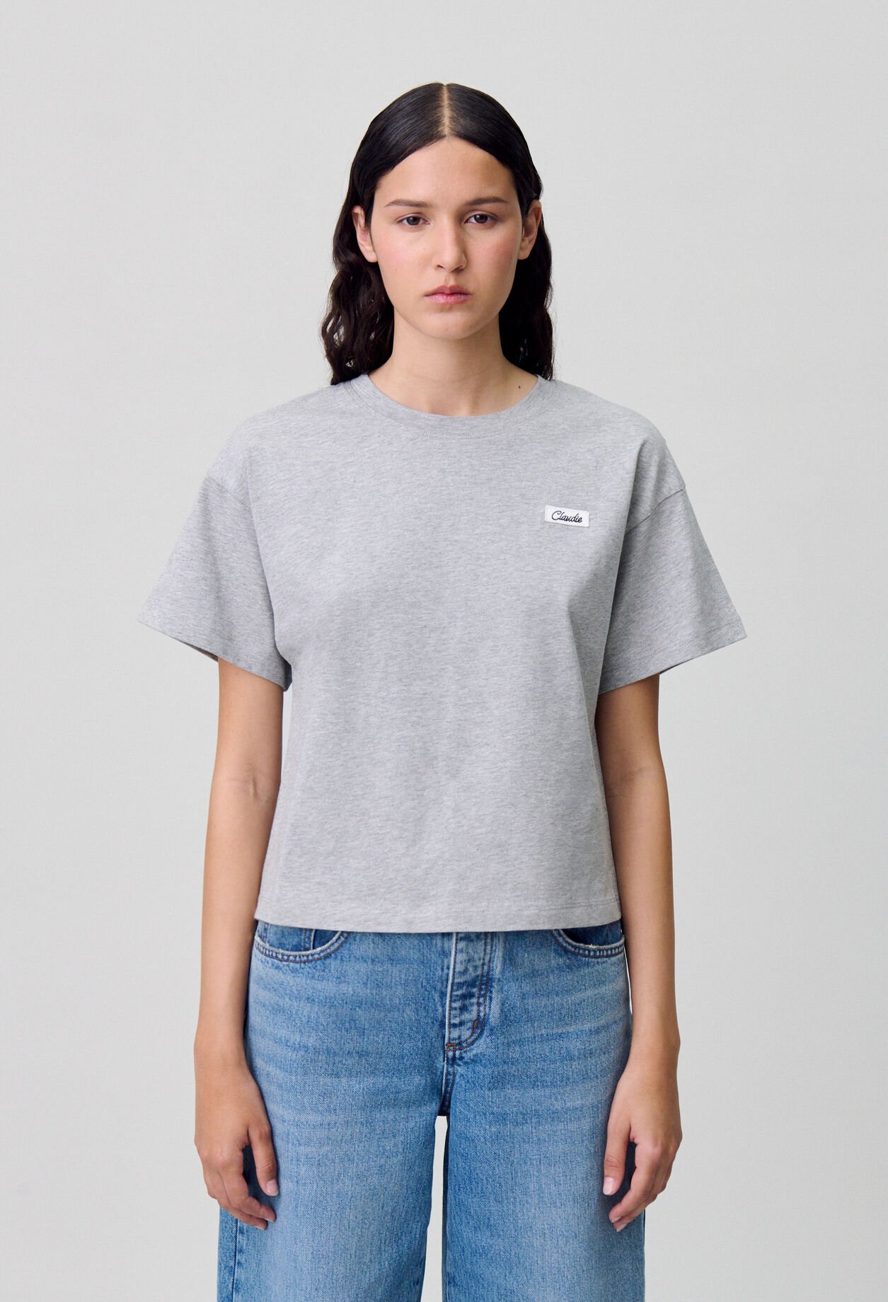 Weites Baumwoll-T-Shirt