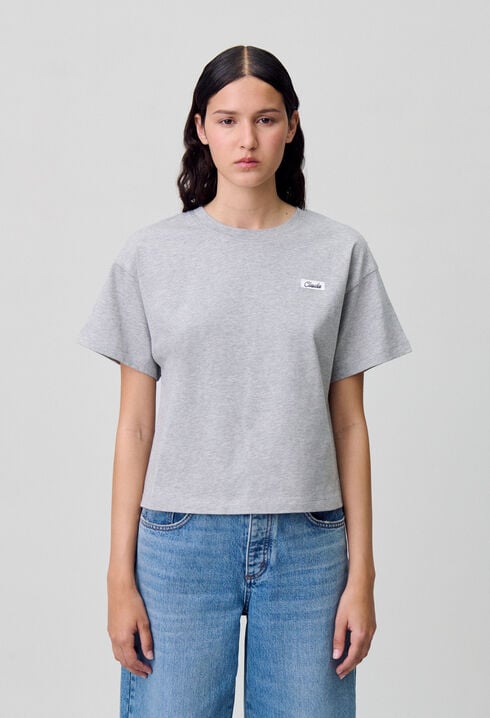 Weites Baumwoll-T-Shirt