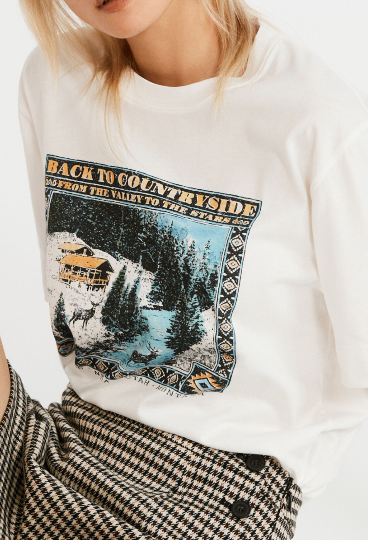 T-Shirt mit leicht übergroßem Schnitt