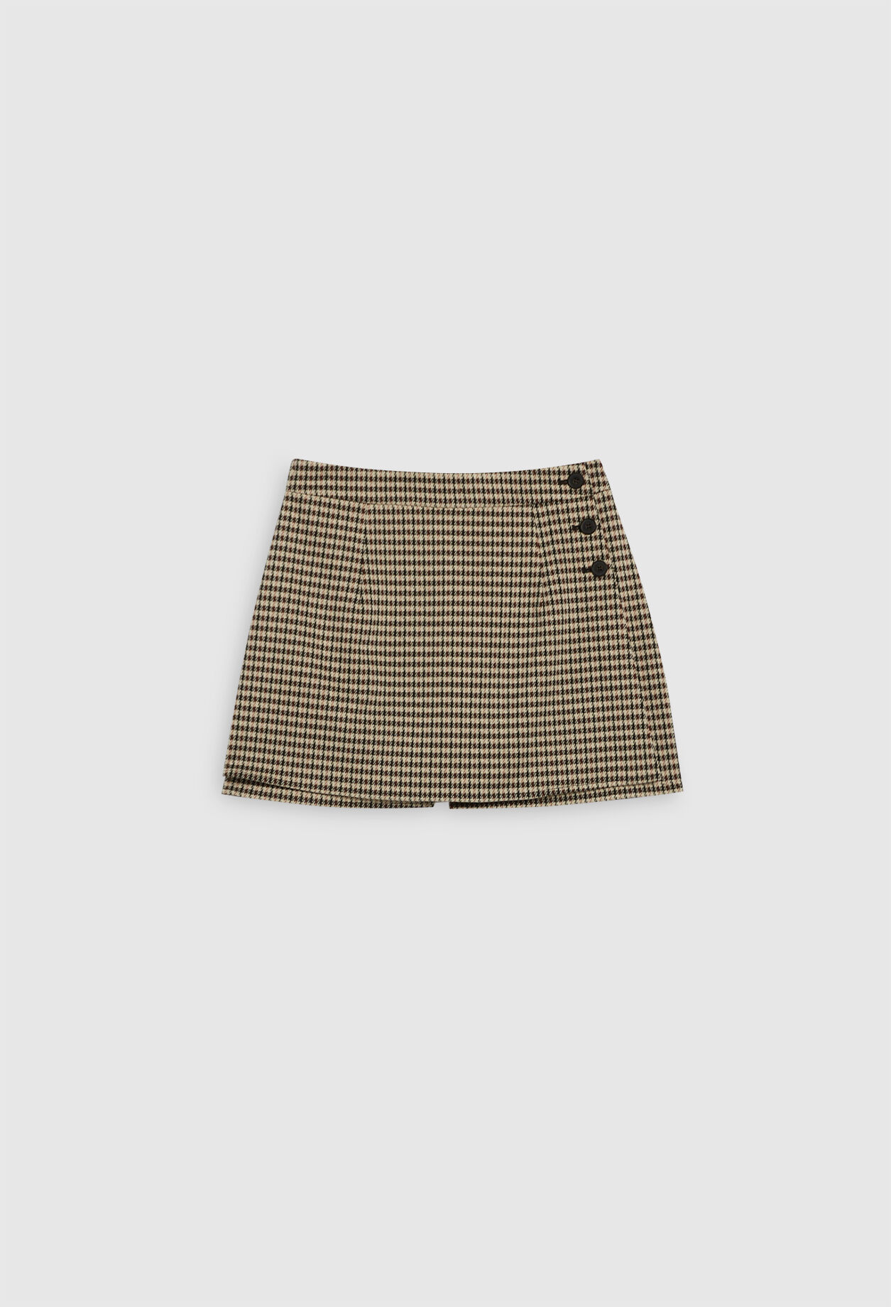 Gemusterter Short-Rock