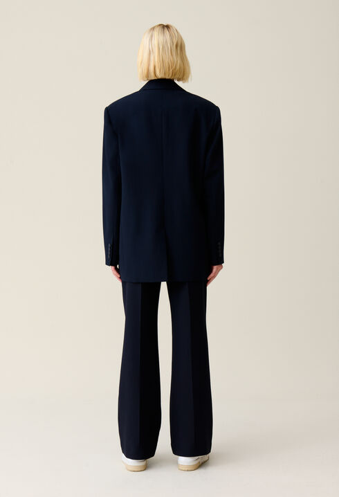 Oversize Blazer Marineblau