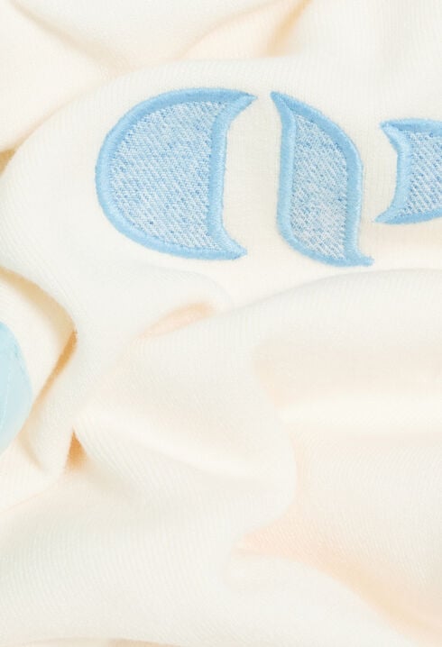 Sweatshirt Minimum Troyerkragen Ecru