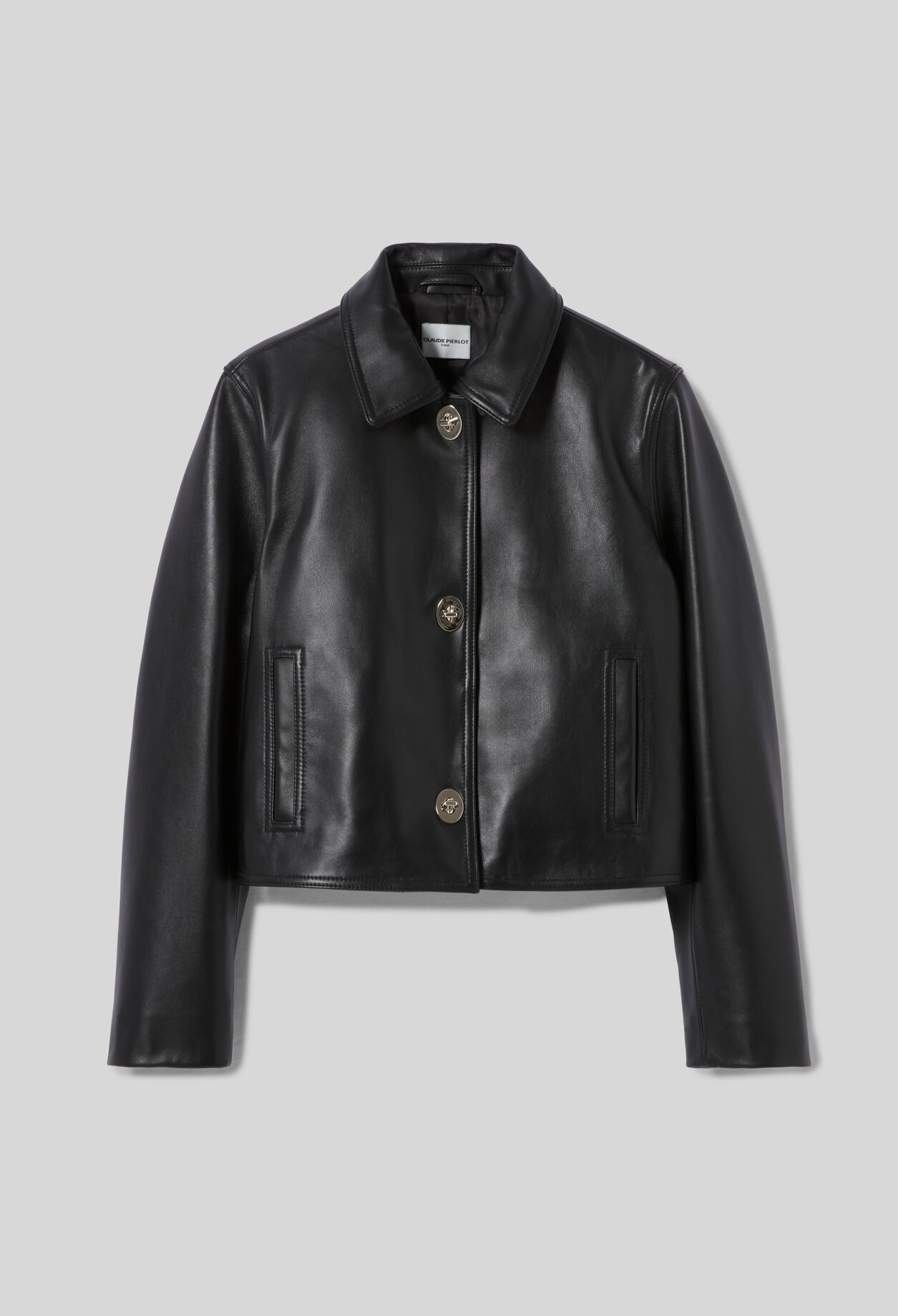 Kurze Jacke aus Leder