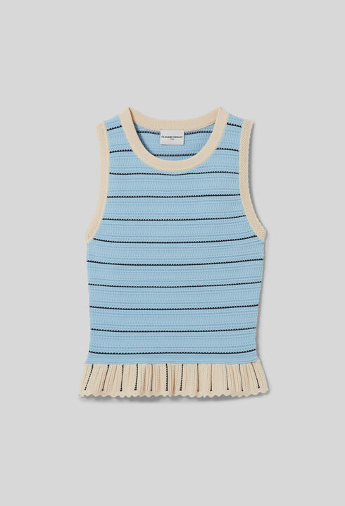 Gestreiftes Stricktop