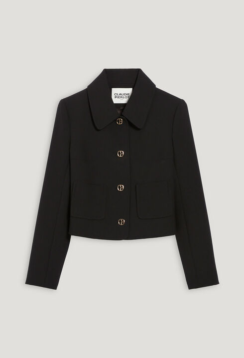 Kurzer schwarzer Blazer