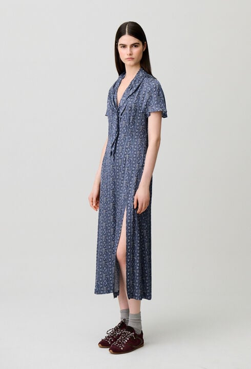 Flie&szlig;endes Print-Kleid