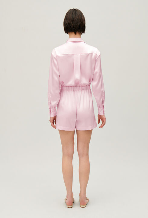 Gesmokter Playsuit Blush
