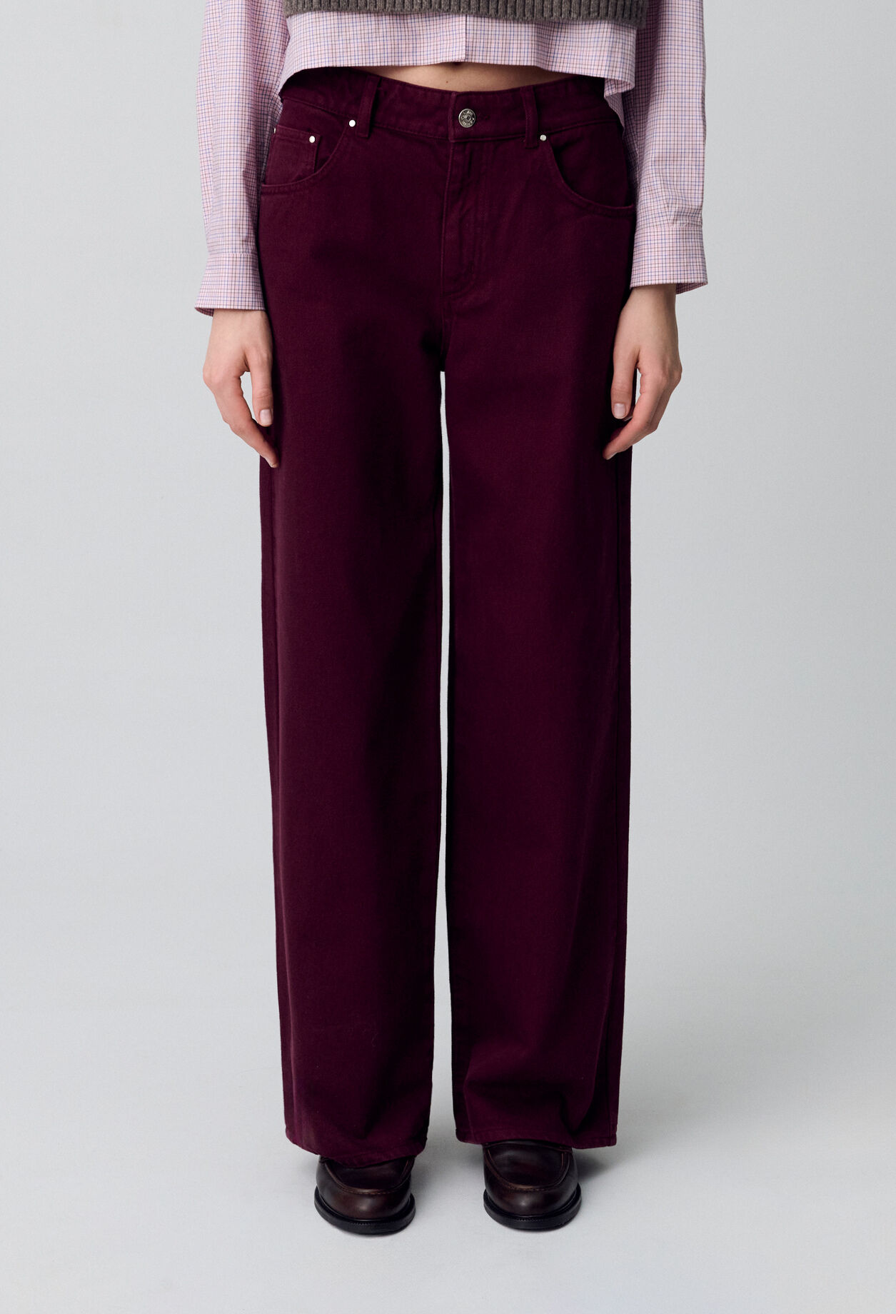 Weite Denim-Jeans