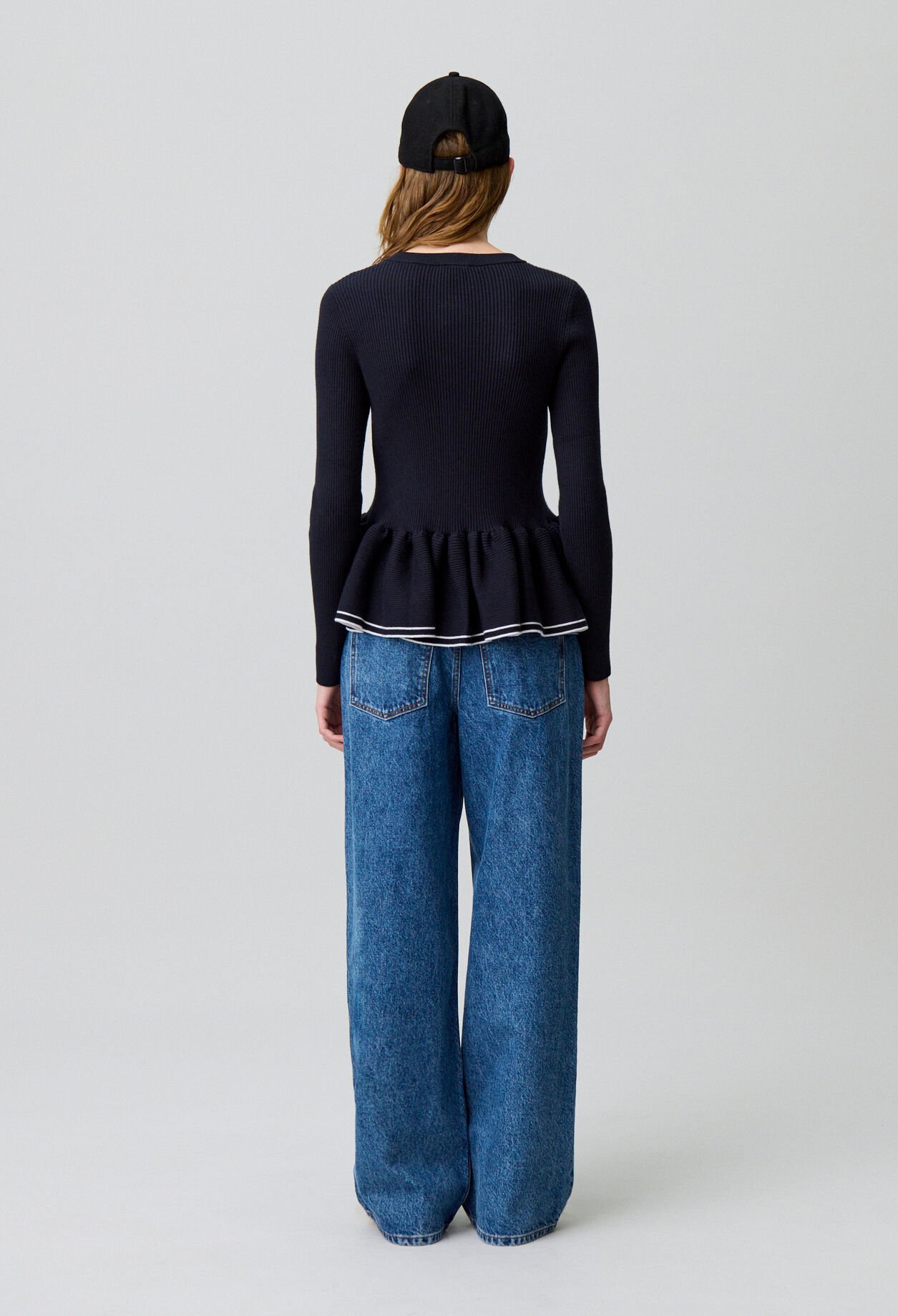 Taillierter Strick-Cardigan