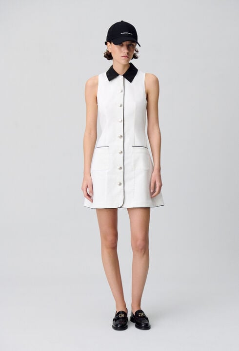 Ärmelloses kurzes Kleid
