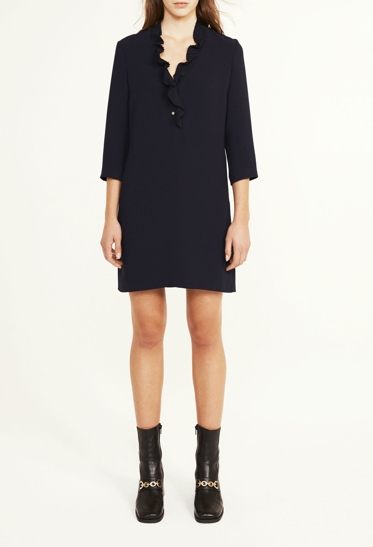 Marineblaues Kleid