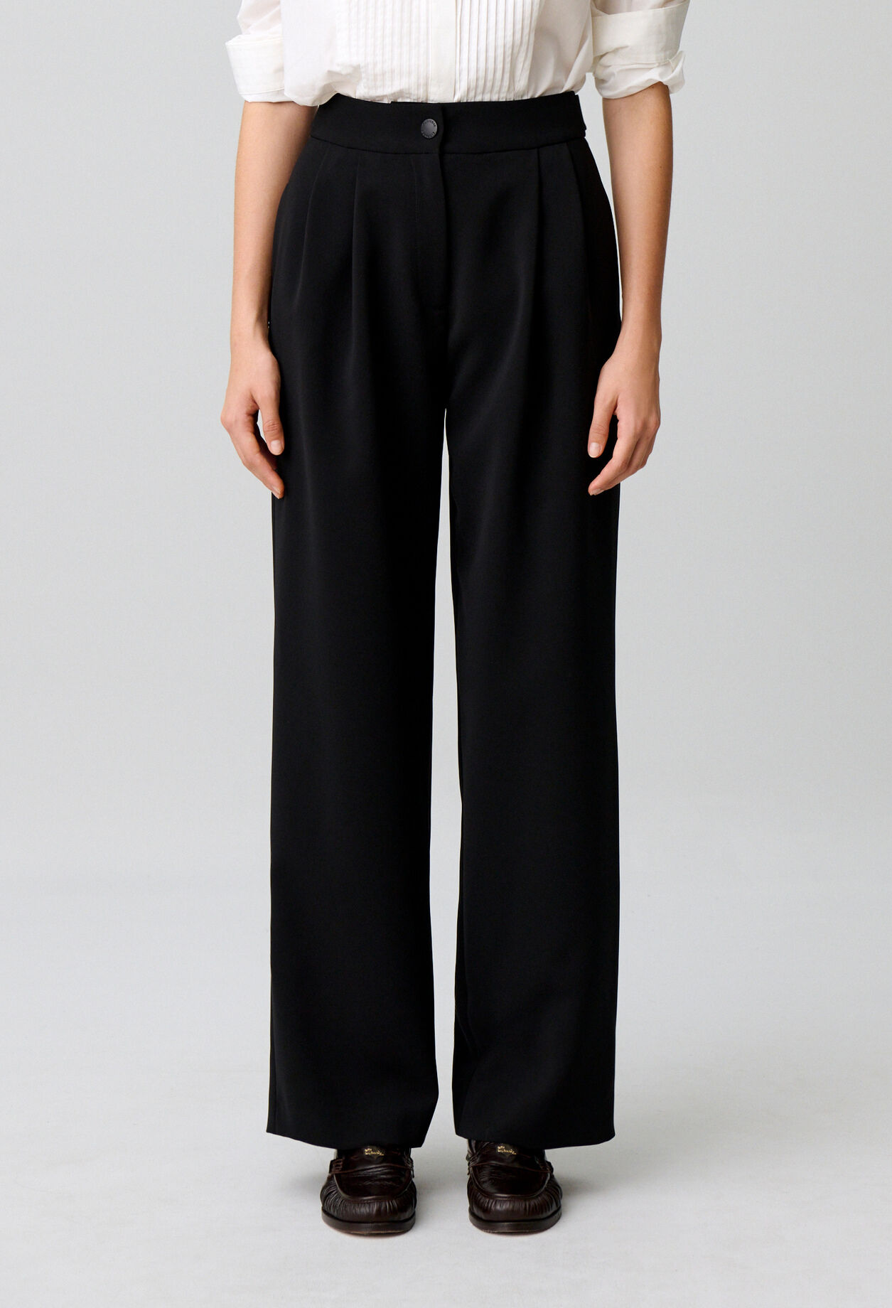 Weite, gerade Tailoring-Hose