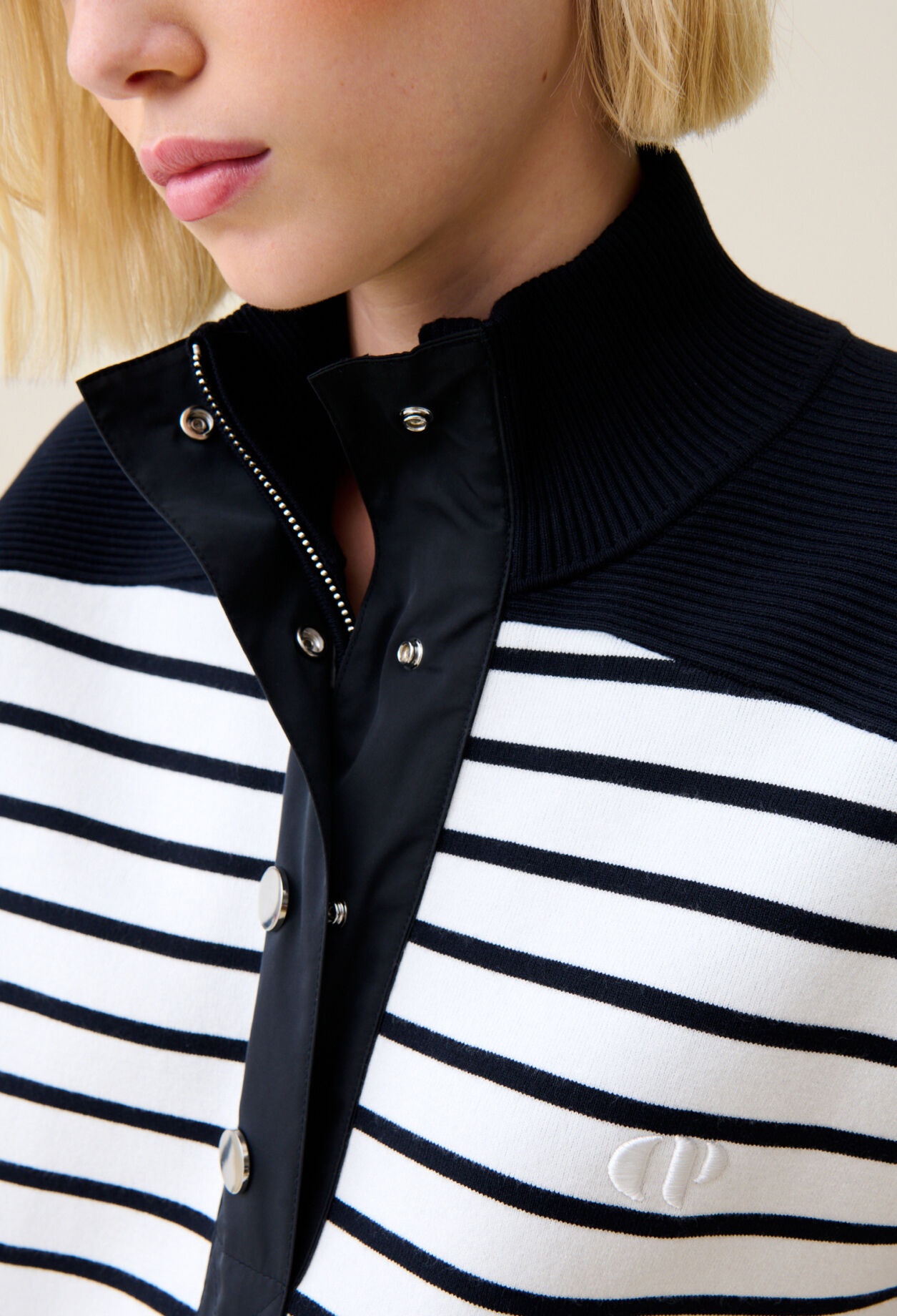 Sweatshirt Minimum marinière