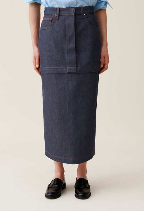 Modulierbarer Jeansrock