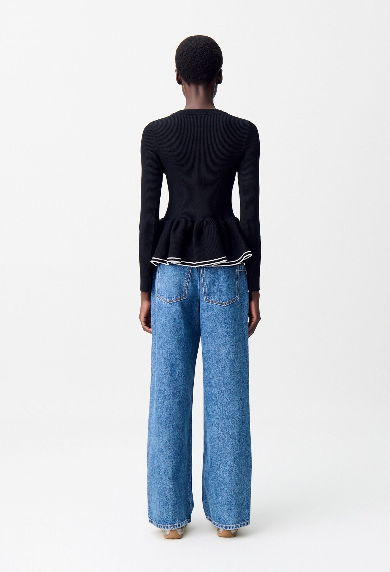 Taillierter Strick-Cardigan