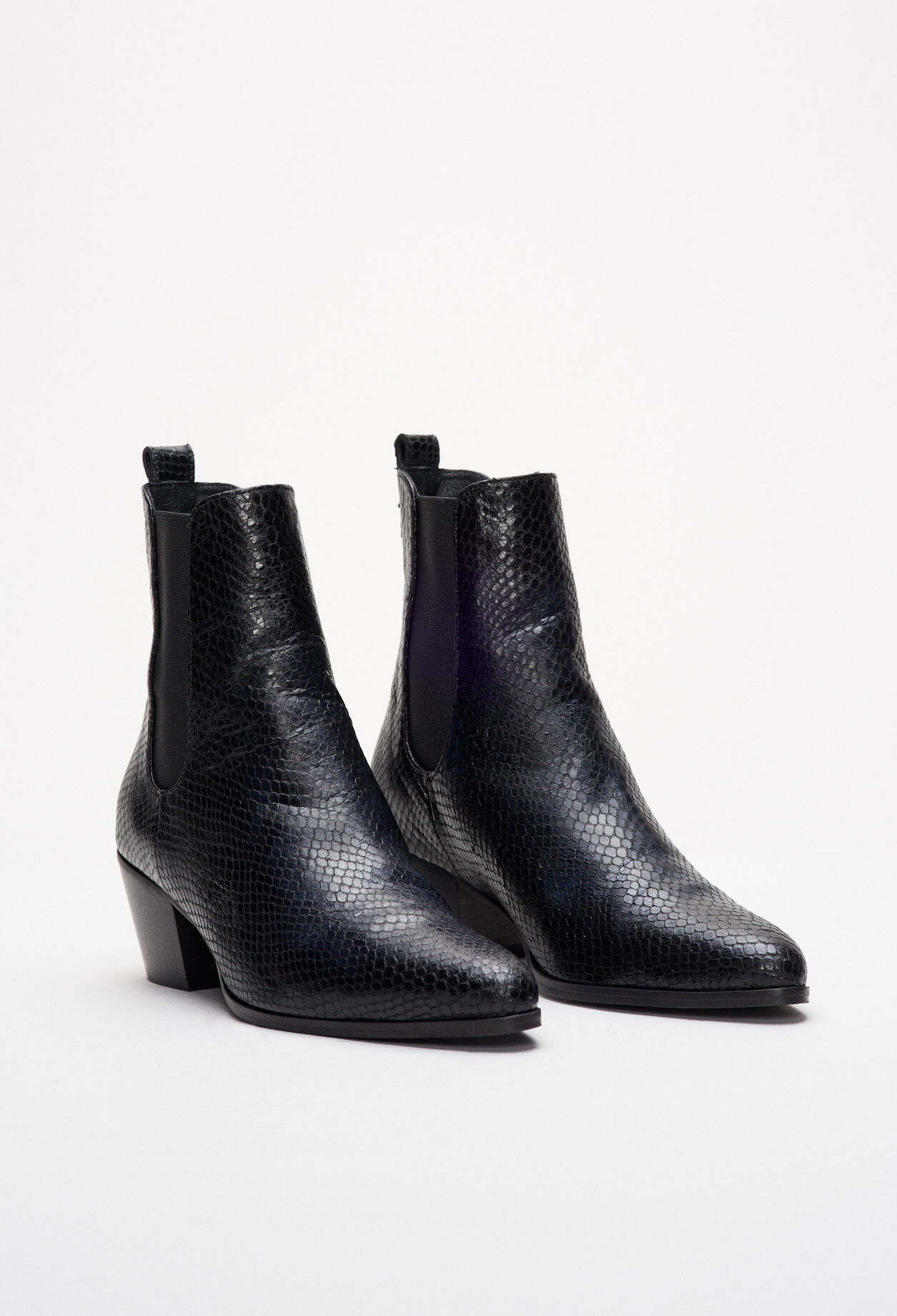 Stiefeletten mit Absatz
