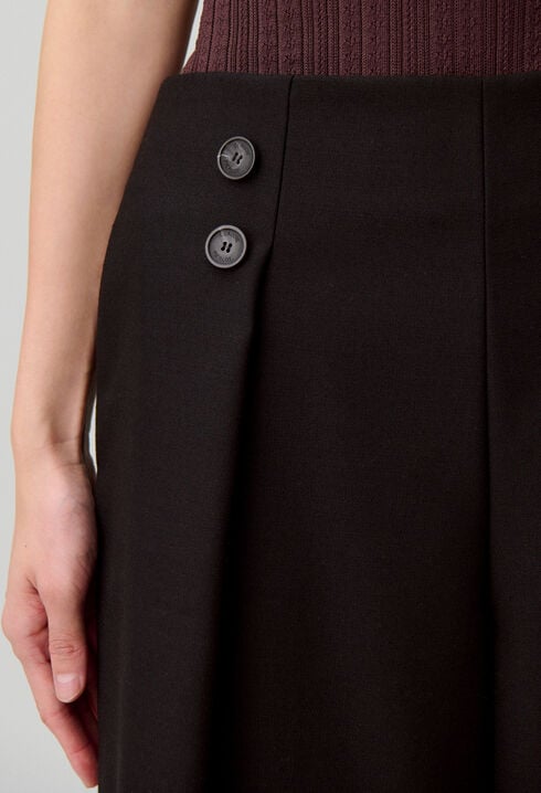 Anzug-Bermuda aus Wollmischung