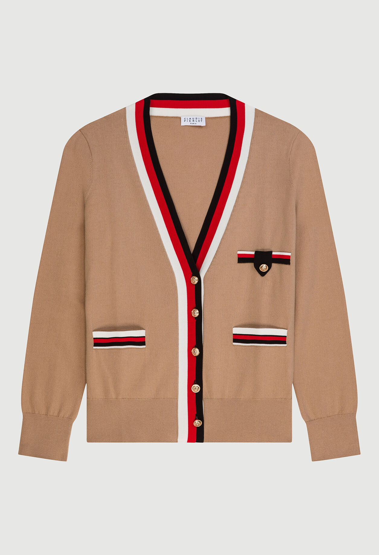 Sportlich gestreifter Cardigan